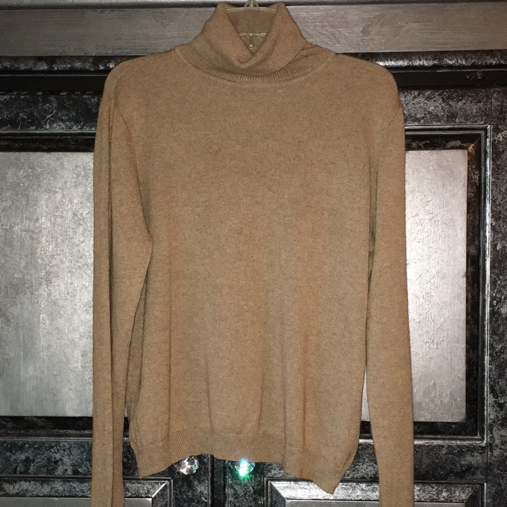 Lauren Ralph Lauren Silk/Cashmere Turtleneck Sweater
